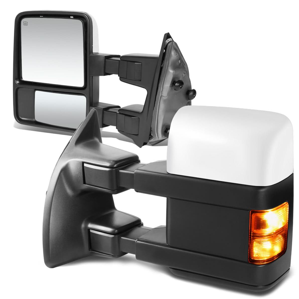 99-07 Ford F-250 F-350 F-450 F-550 Super Duty Towing Mirrors Powered Heated