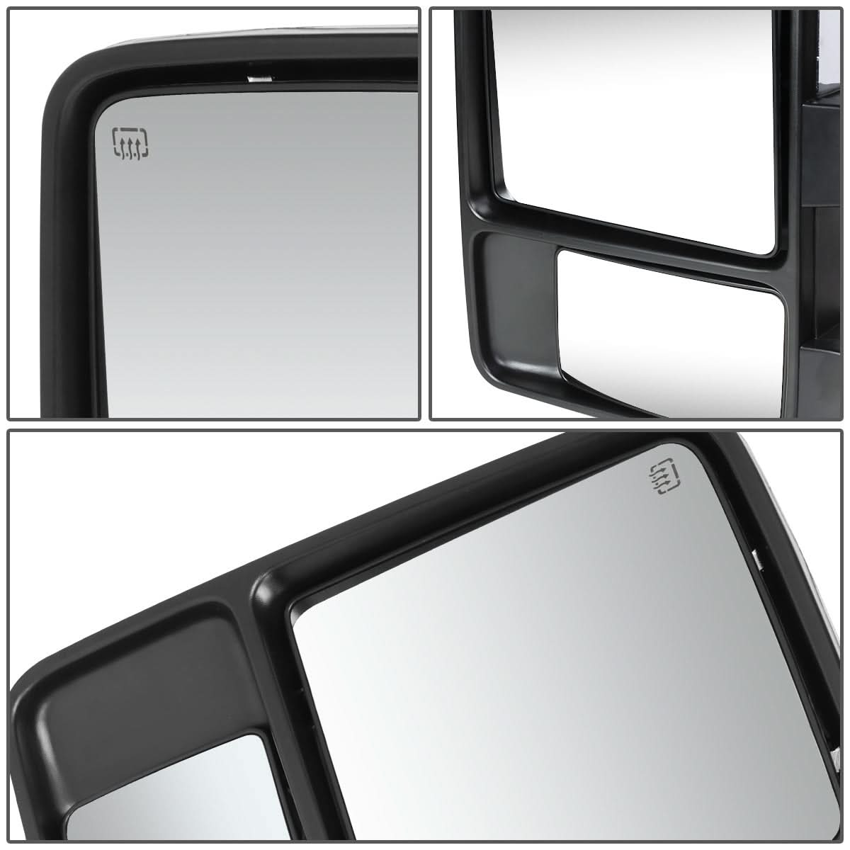 99-07 Ford F-250 F-350 F-450 F-550 Super Duty Towing Mirrors Powered Heated