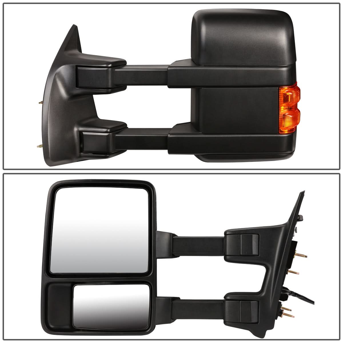 2008-2016 Ford F-250 F-350 F-450 F-550 Manual Heated LED Towing Mirror