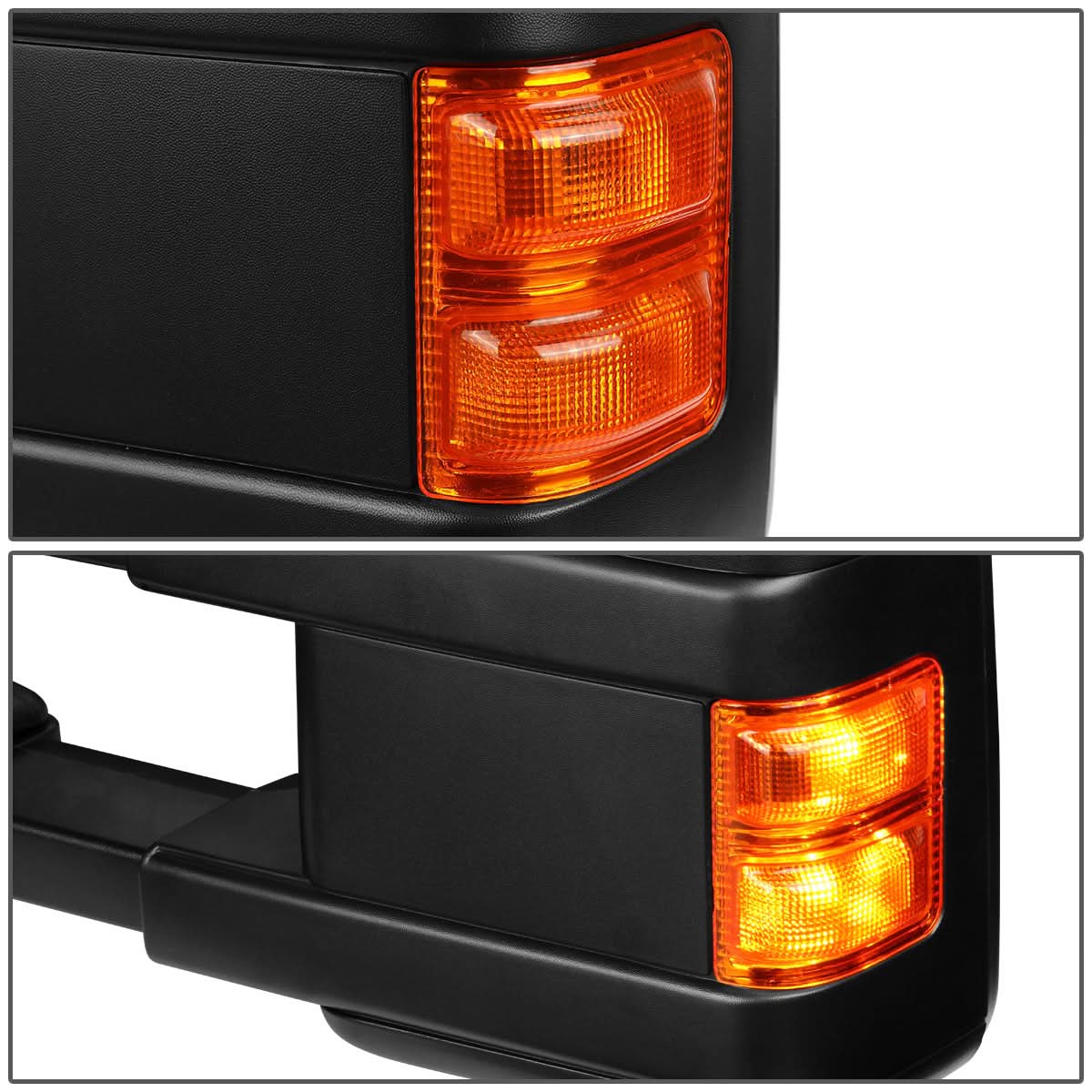 2008-2016 Ford F-250 F-350 F-450 F-550 Manual Heated LED Towing Mirror