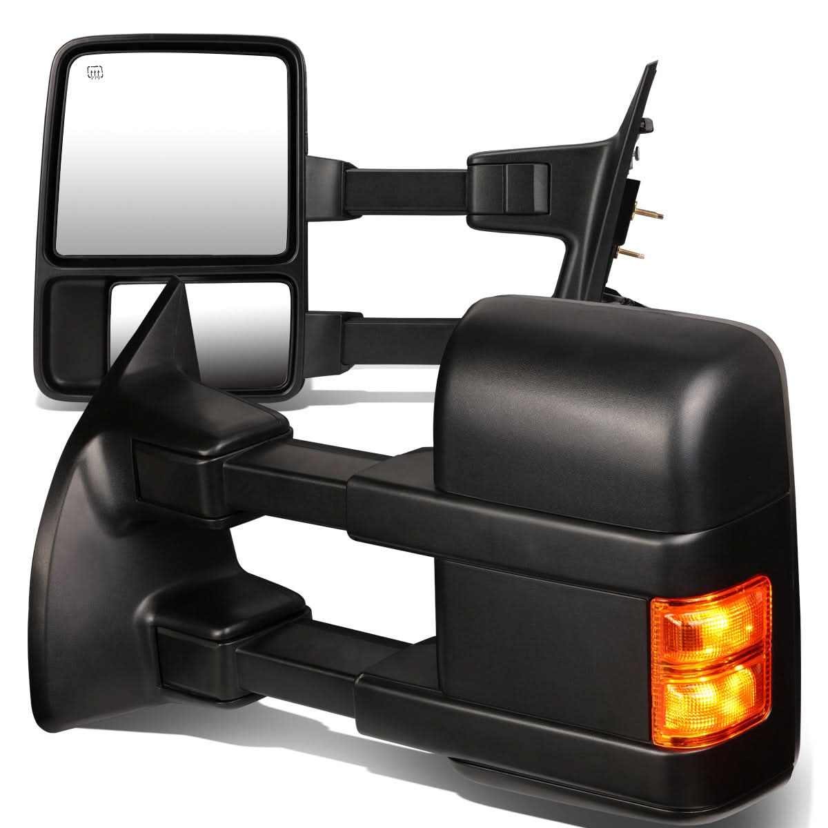 2008-2016 Ford F-250 F-350 F-450 F-550 Super Duty Towing Mirrors Pair