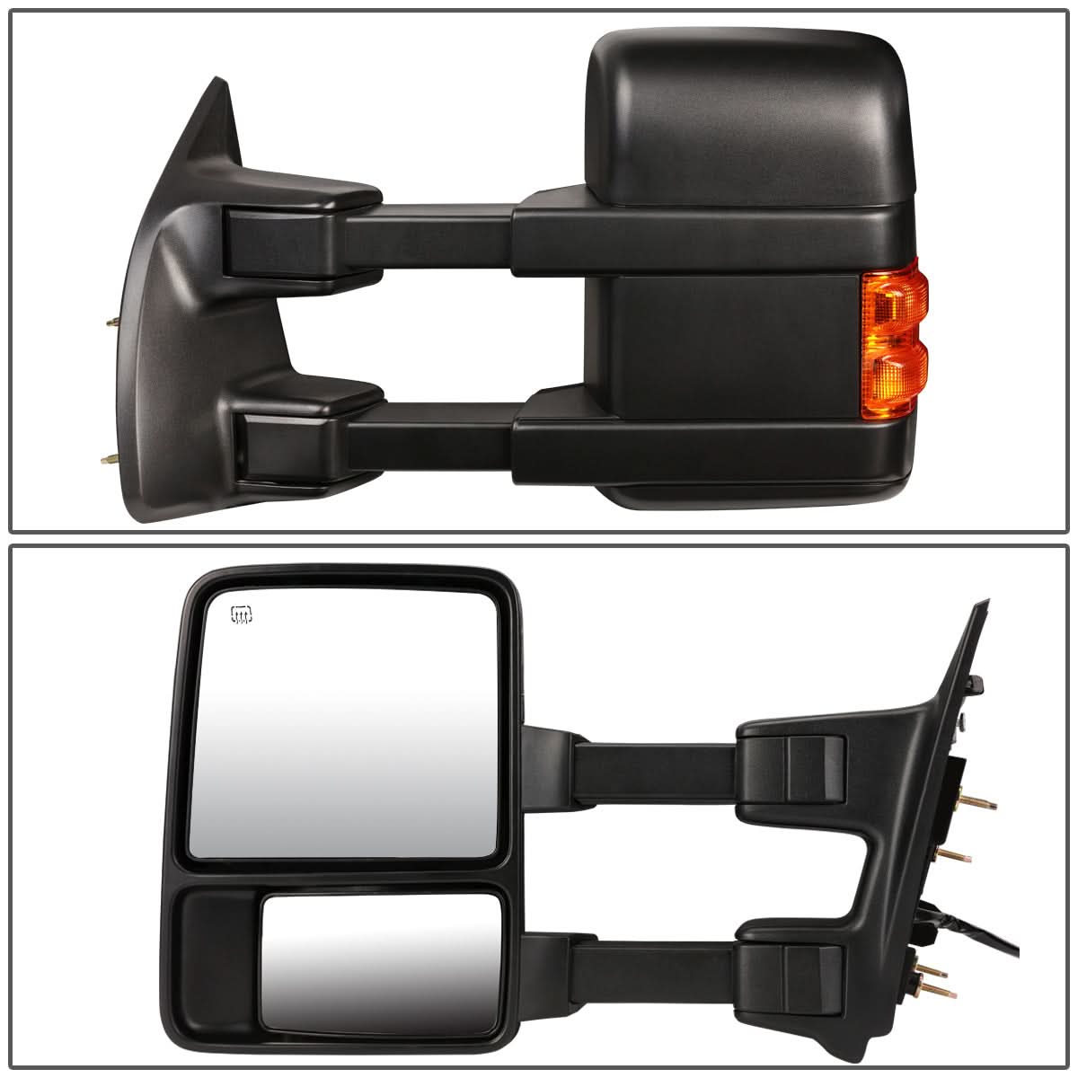 2008-2016 Ford F-250 F-350 F-450 F-550 Super Duty Towing Mirrors Pair