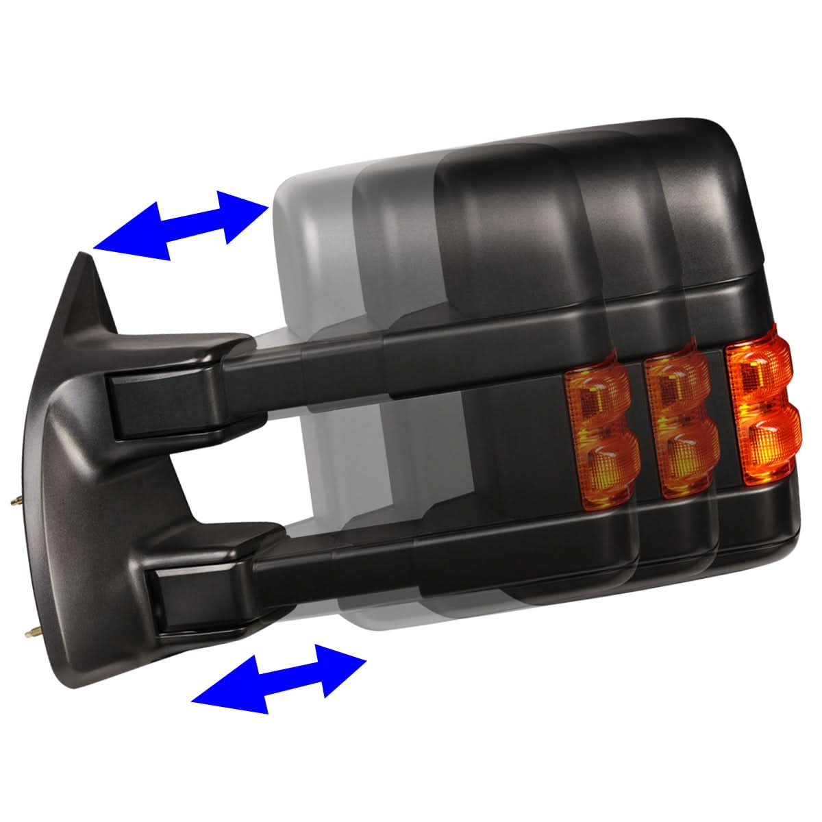 2008-2016 Ford F-250 F-350 F-450 F-550 Super Duty Towing Mirrors Pair