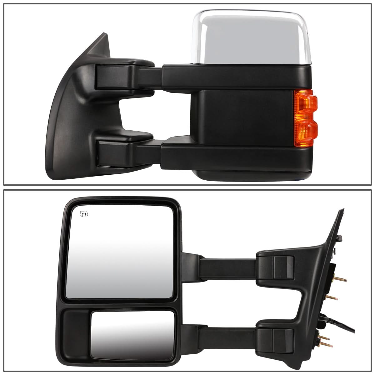 08-16 Ford F-250 F-350 F-450 F-550 Powered Heated Towing Mirrors