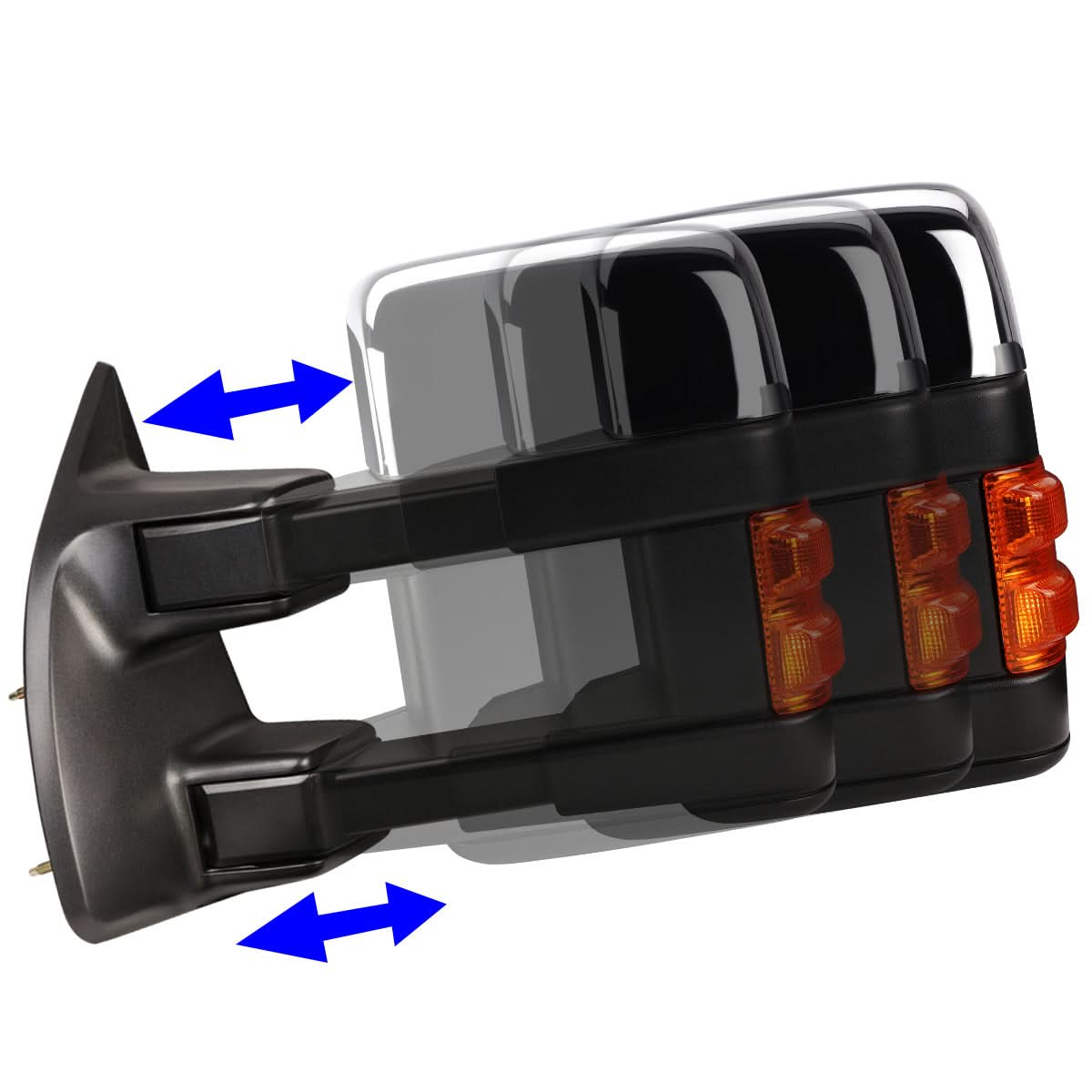 08-16 Ford F-250 F-350 F-450 F-550 Powered Heated Towing Mirrors