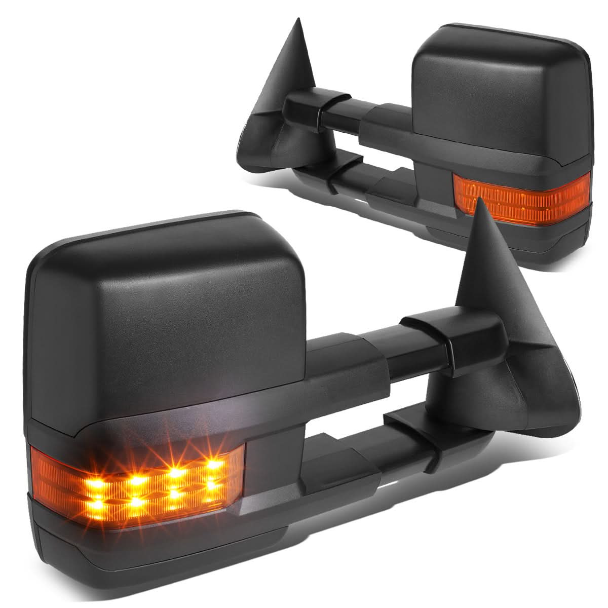 1999-2006 Chevrolet Silverado GMC Sierra Towing Mirrors LED Signal Pair