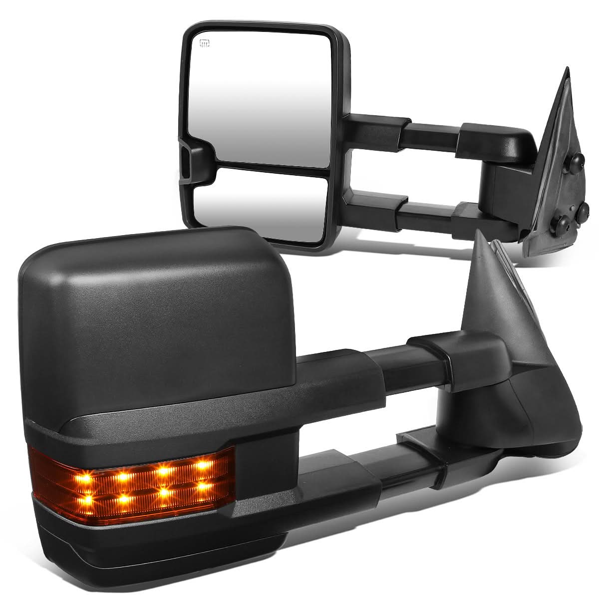99-06 Chevy Silverado GMC Sierra Towing Mirrors Powered Heated LED