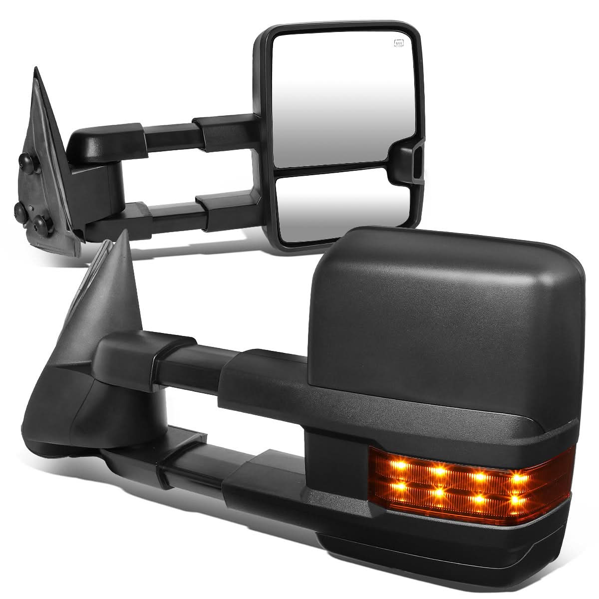 99-06 Chevy Silverado GMC Sierra Towing Mirrors Powered Heated LED
