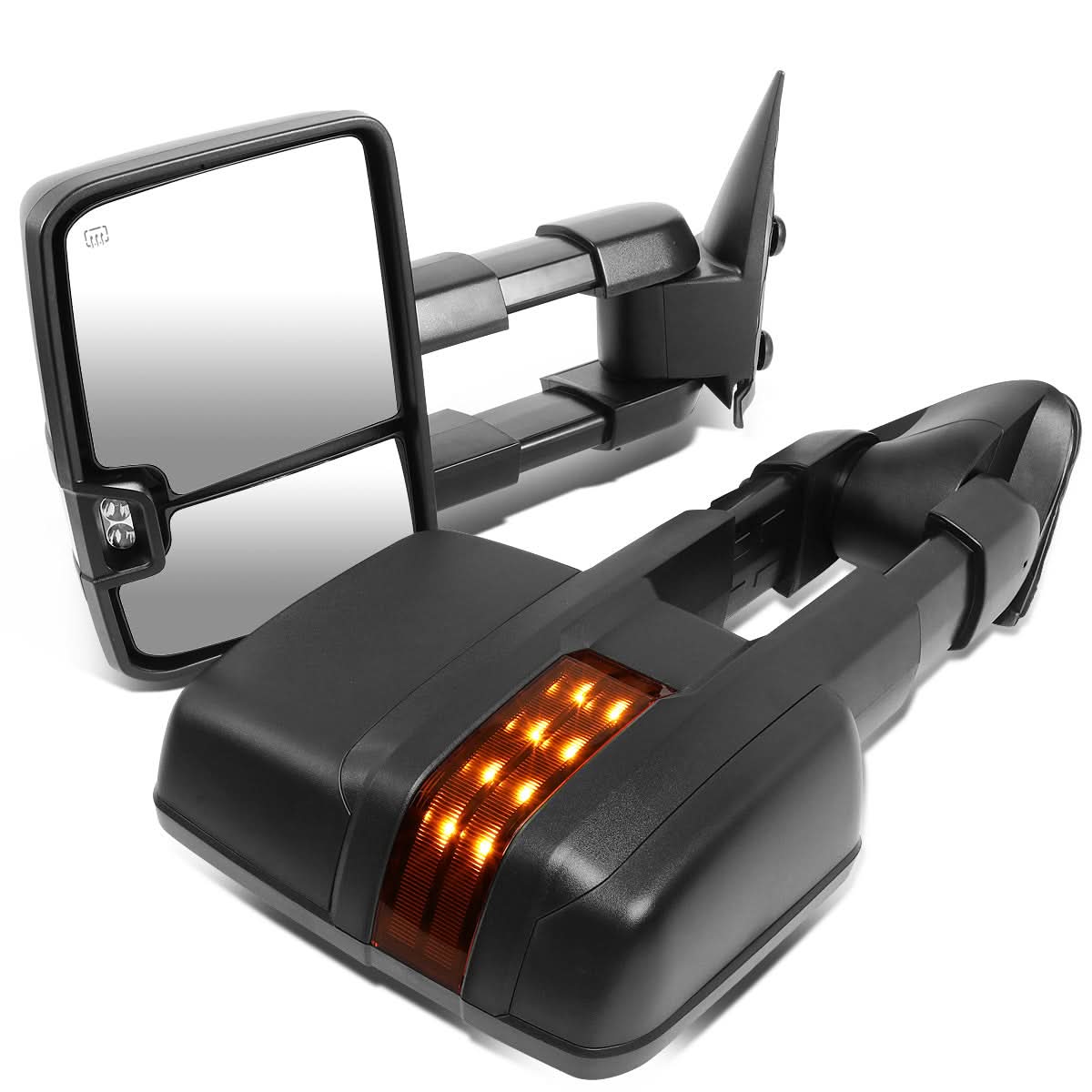 99-06 Chevy Silverado GMC Sierra Towing Mirrors Powered Heated LED