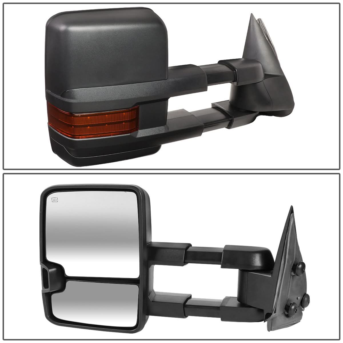 99-06 Chevy Silverado GMC Sierra Towing Mirrors Powered Heated LED