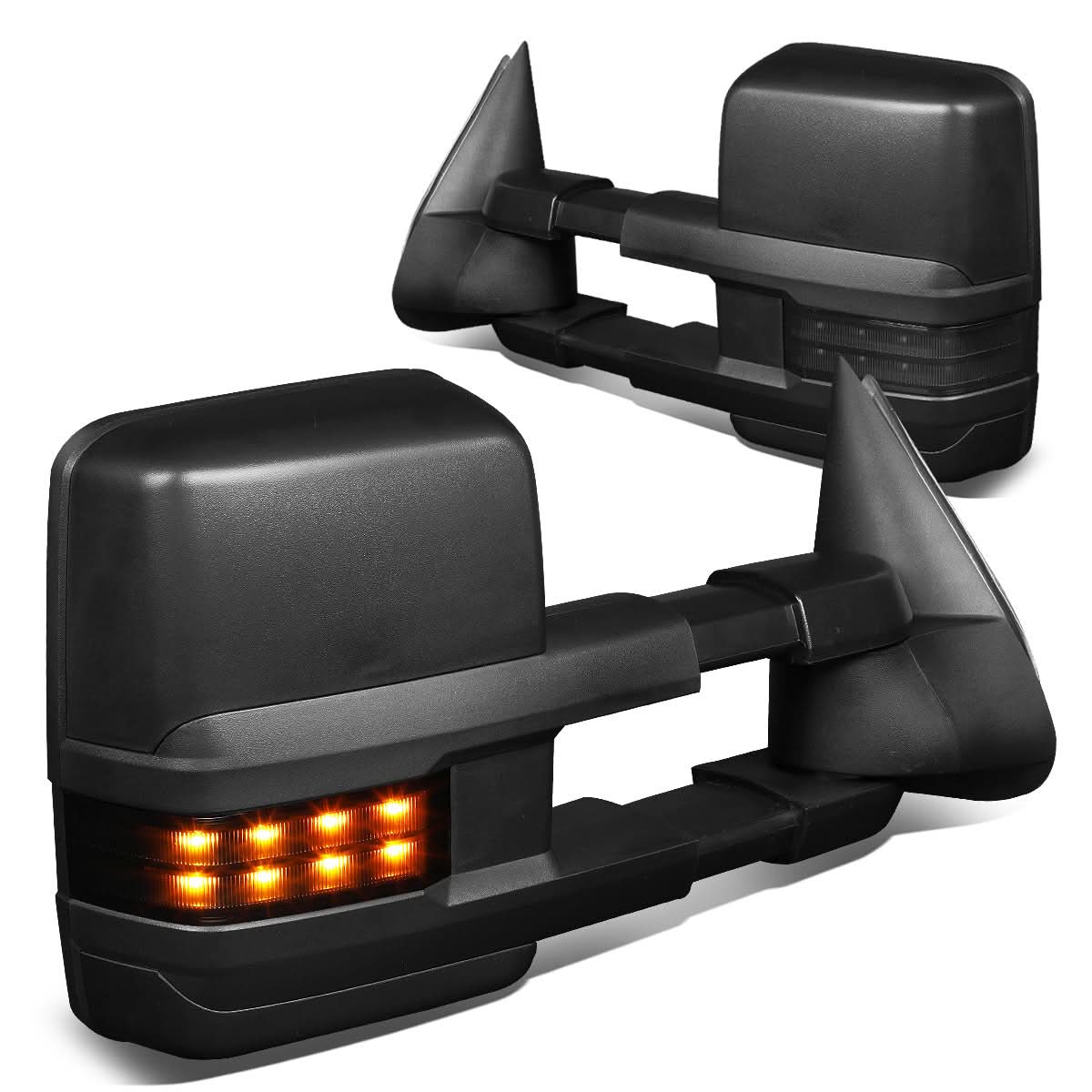 99-06 Chevy Silverado GMC Sierra Powered Heated LED Towing Mirrors