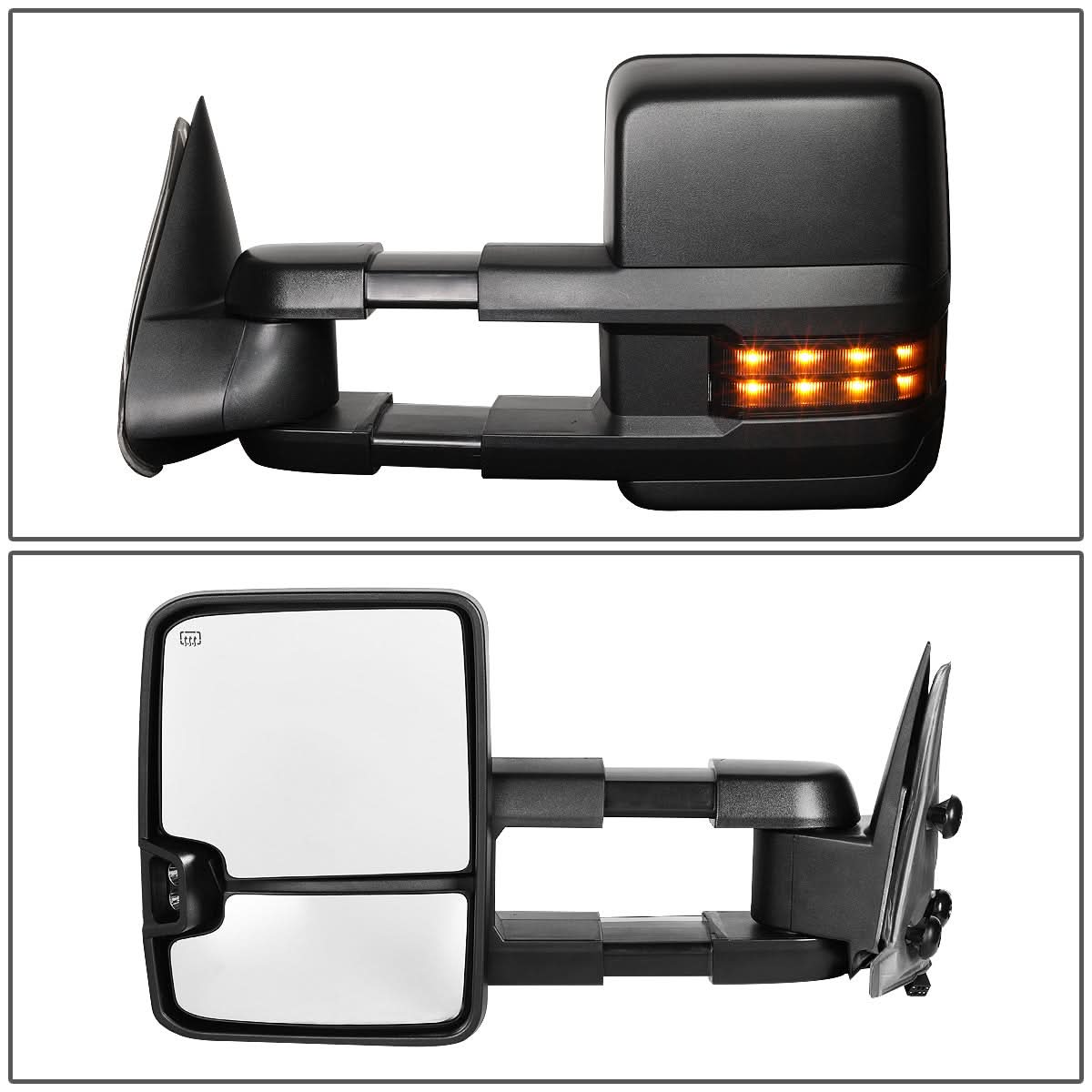 99-06 Chevy Silverado GMC Sierra Towing Mirror Left Powered Heated LED