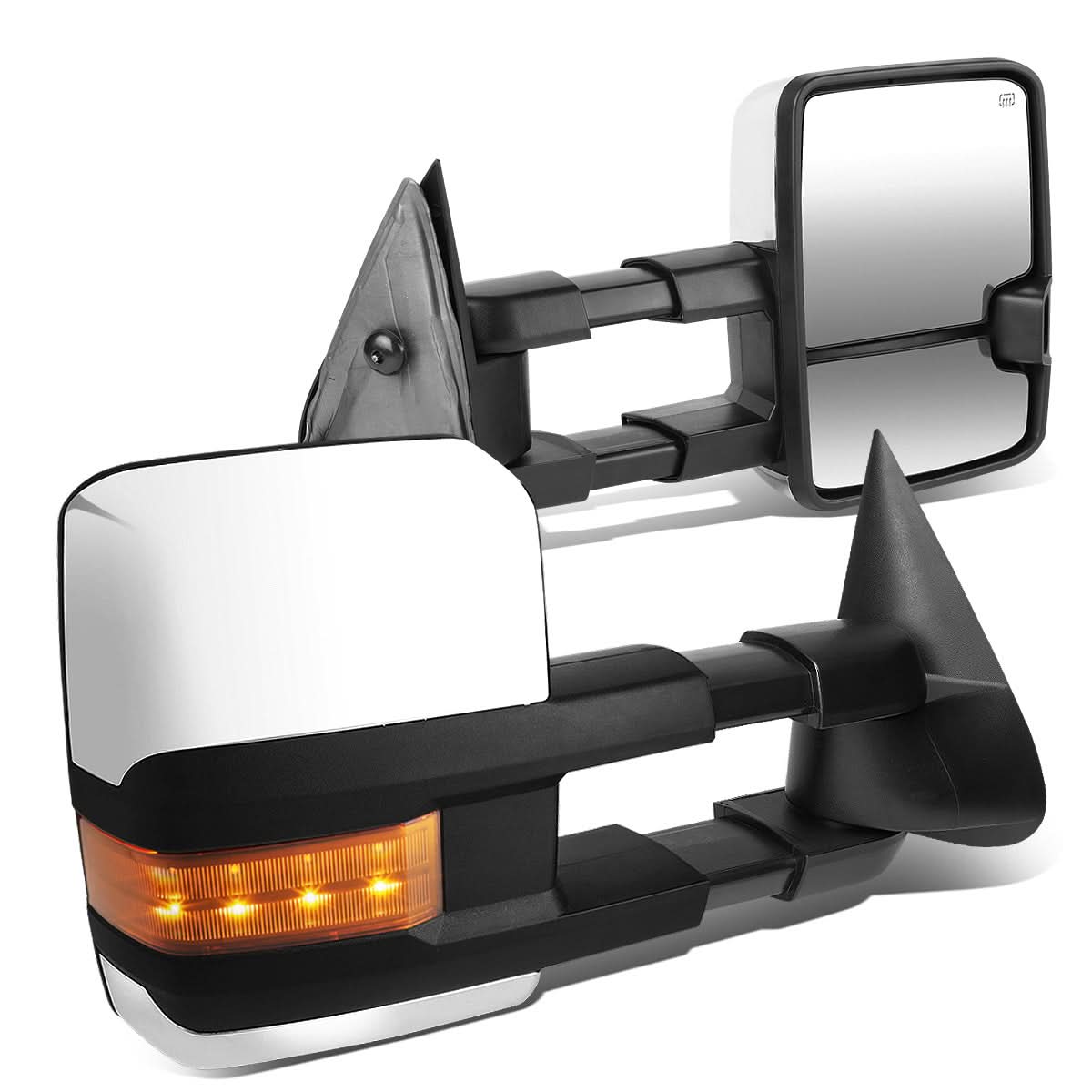99-06 Chevy Silverado GMC Sierra Powered Heated LED Towing Mirrors