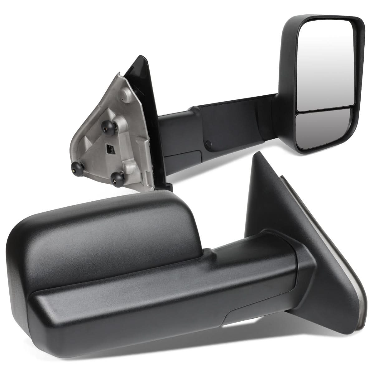 02-08 Dodge Ram 1500 03-09 Ram 2500 3500 Manual Heated Towing Mirrors