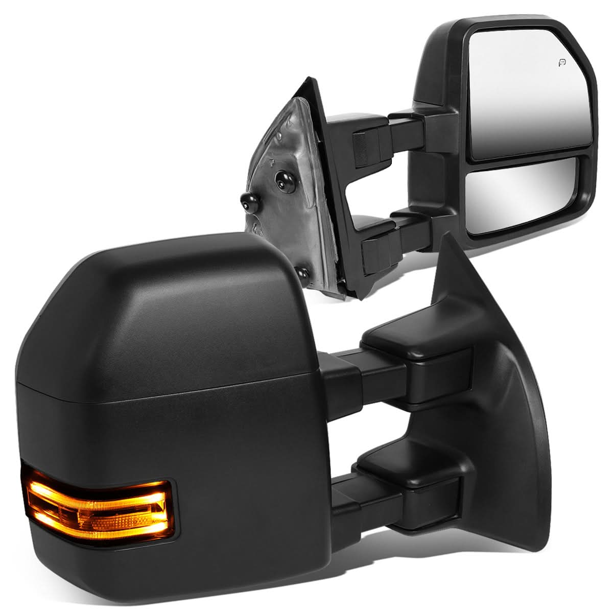 08-16 Ford F-250 F-350 F-450 F-550 Powered Heated Towing Mirrors LED