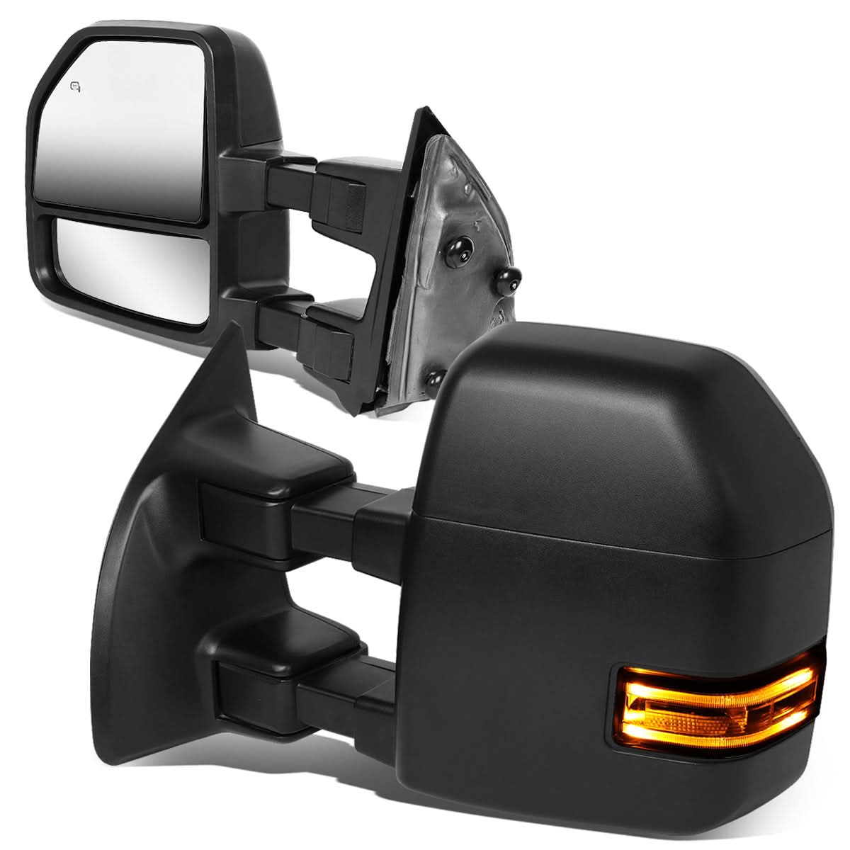 08-16 Ford F-250 F-350 F-450 F-550 Powered Heated Towing Mirrors LED