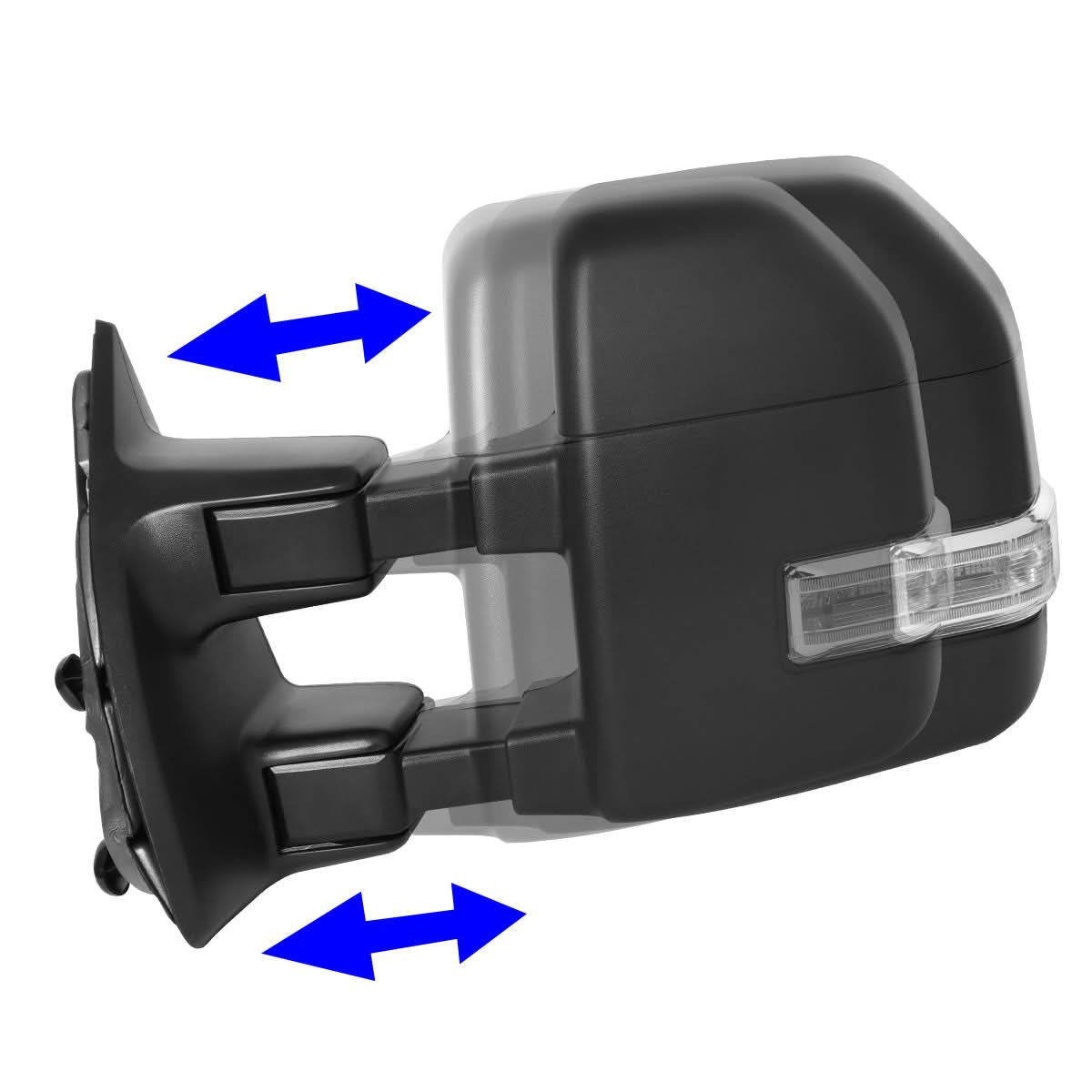 08-16 Ford F-250 F-350 F-450 F-550 Powered Heated Towing Mirrors LED
