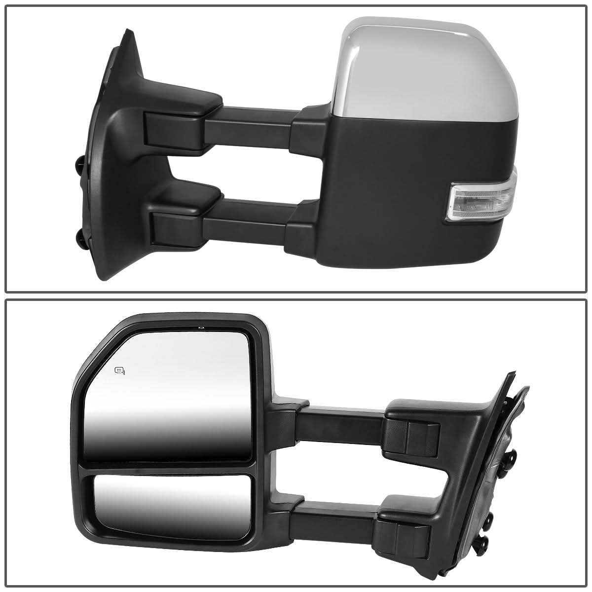 2008-2016 Ford F-250 F-350 F-450 F-550 Powered Heated Towing Mirrors