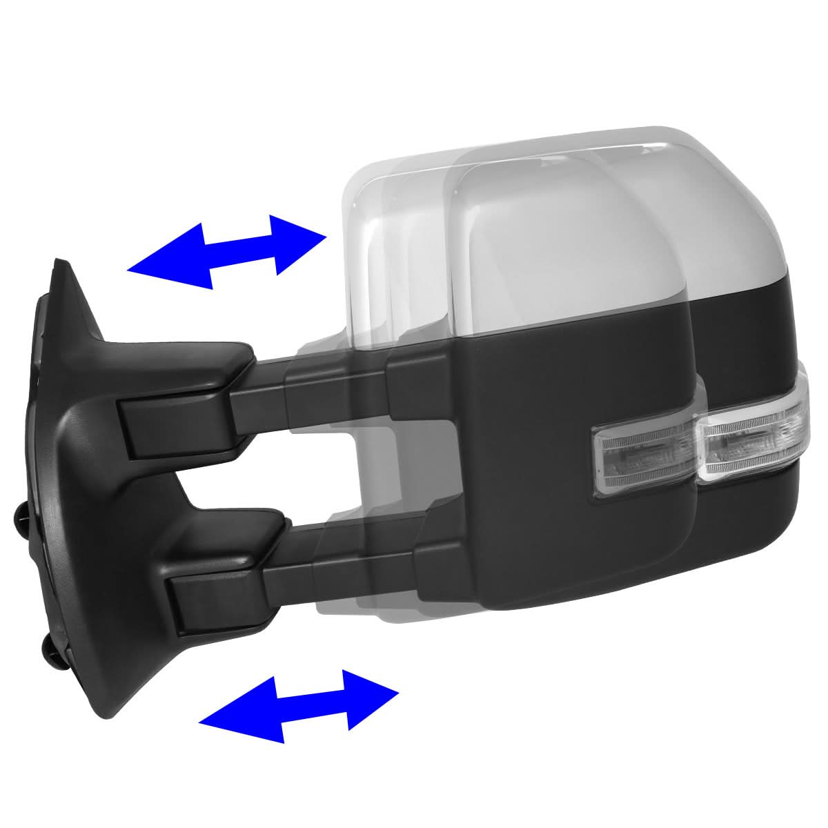2008-2016 Ford F-250 F-350 F-450 F-550 Powered Heated Towing Mirrors