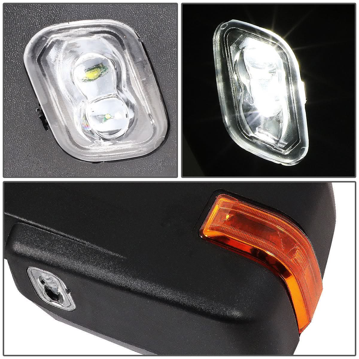 04-14 Ford F-150 Manual Towing Mirrors with Puddle Light & LED Signal