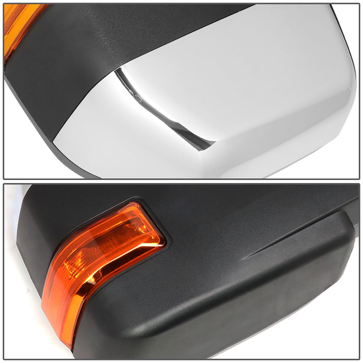 2004-2014 Ford F-150 Manual Towing Mirrors w/ Puddle Light & LED Signal