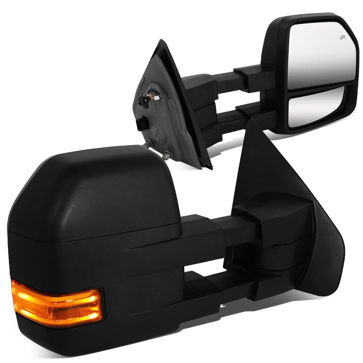 2004-2014 Ford F-150 Powered Heated Towing Mirrors with Puddle Lights