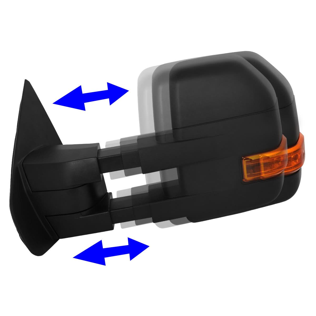 2004-2014 Ford F-150 Powered Heated Towing Mirrors with Puddle Lights