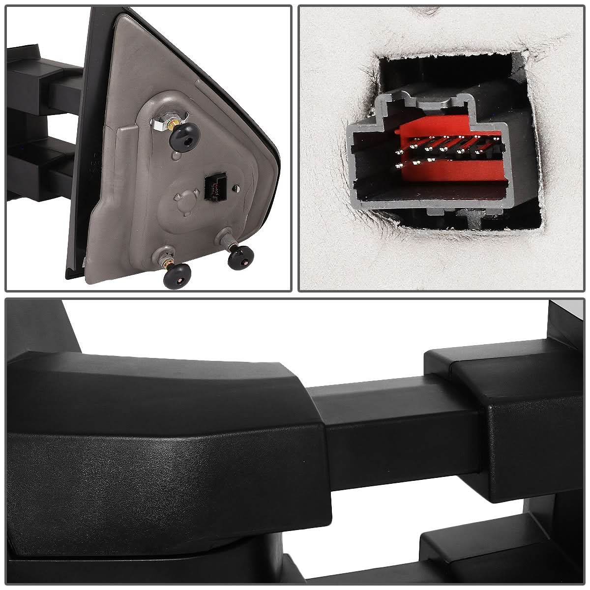 04-14 Ford F-150 Powered Heated Towing Mirrors w/Puddle Light - Chrome