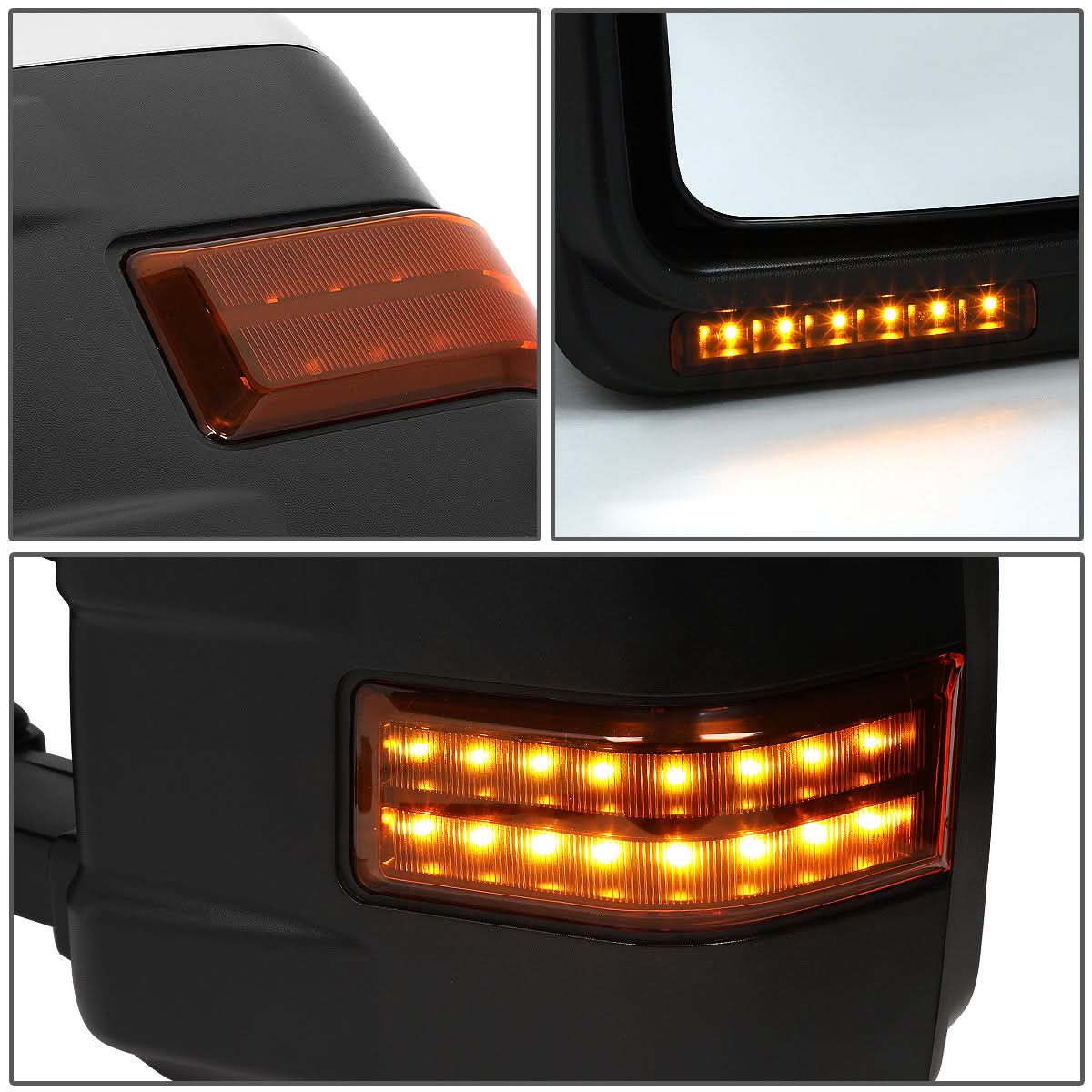 08-16 Ford F-250 F-350 F-450 F-550 Powered Heated LED Towing Mirrors