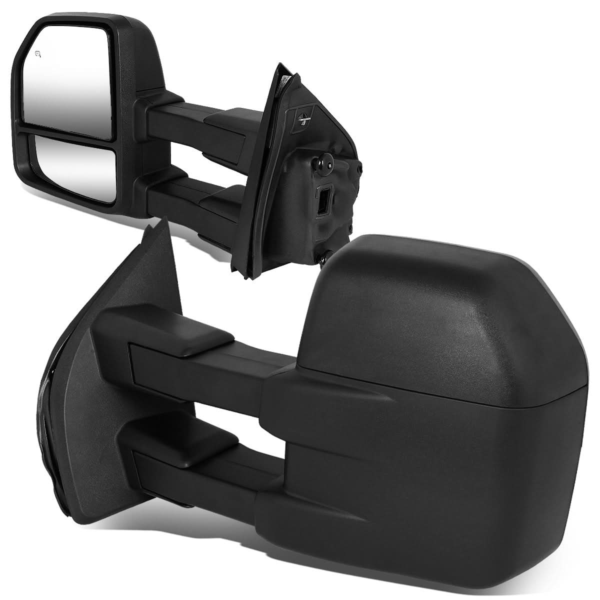 2015-2018 Ford F-150 OE Style Towing Mirrors - Powered Heated Black