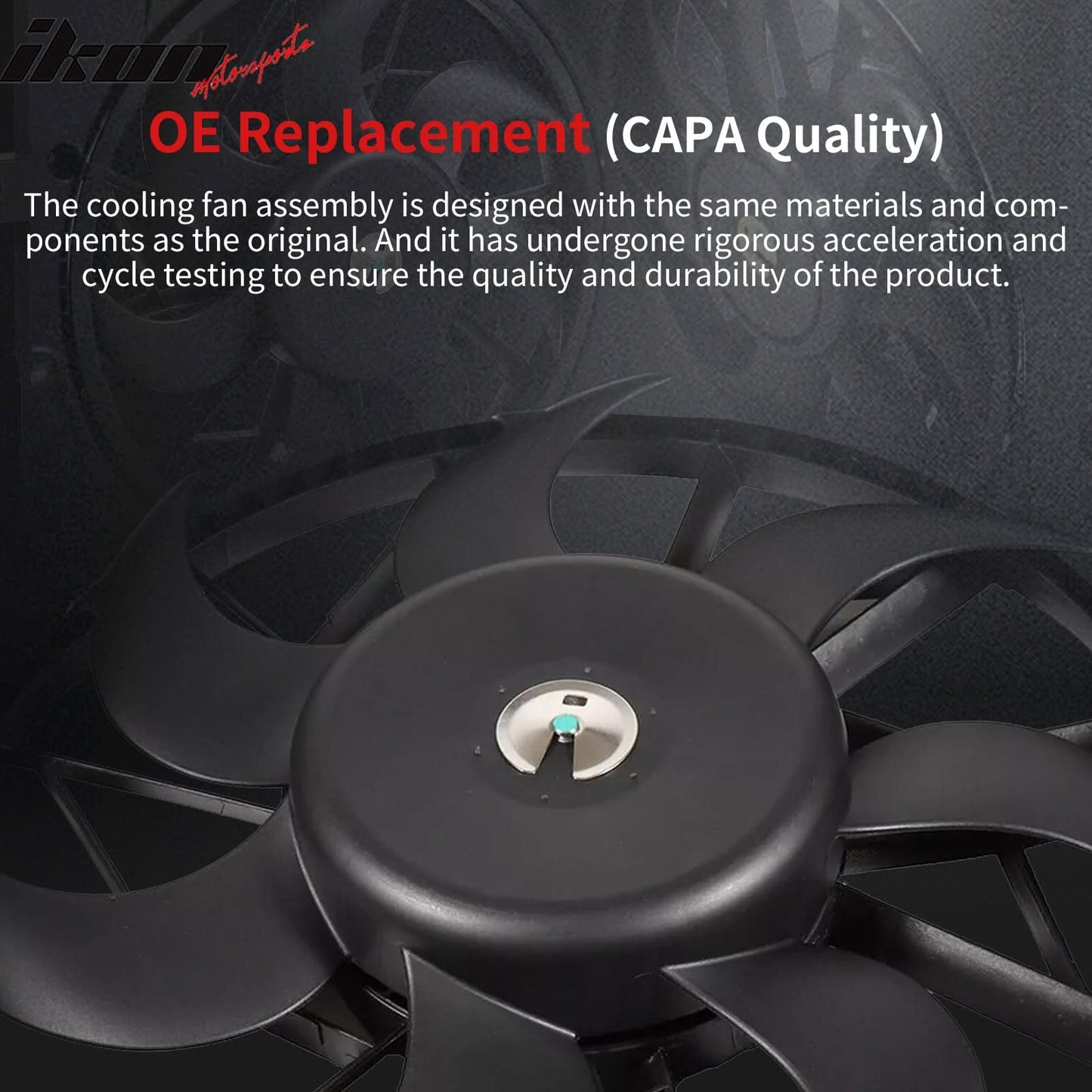 2016 Chevrolet Cruze 1.4L A/T OE Style Engine Radiator Cooling Fan
