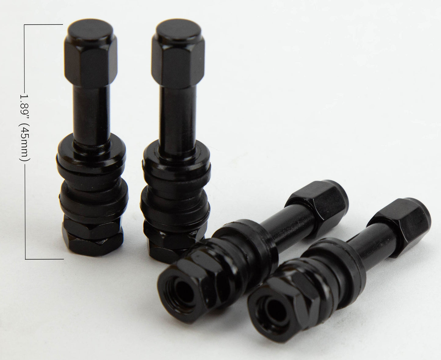 V1 Aluminum Valve Stem Set - 1.89" Long