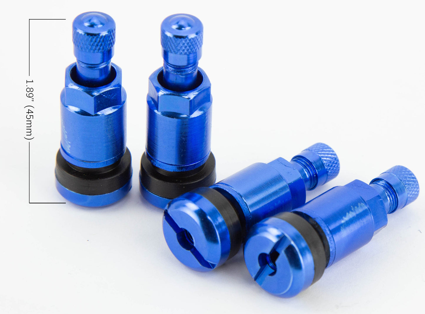 V2 Aluminum Valve Stem Set - 1.89" Long
