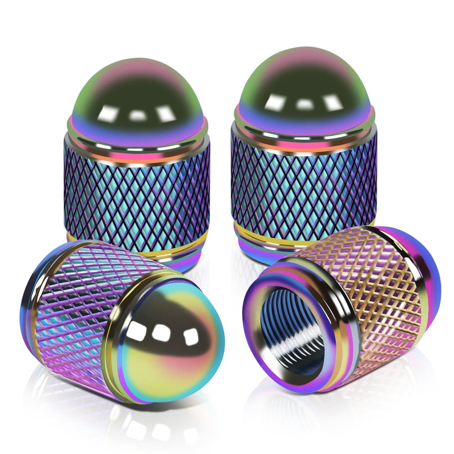Acorn Grip Valve Caps - RT 108 Neochrome Finish