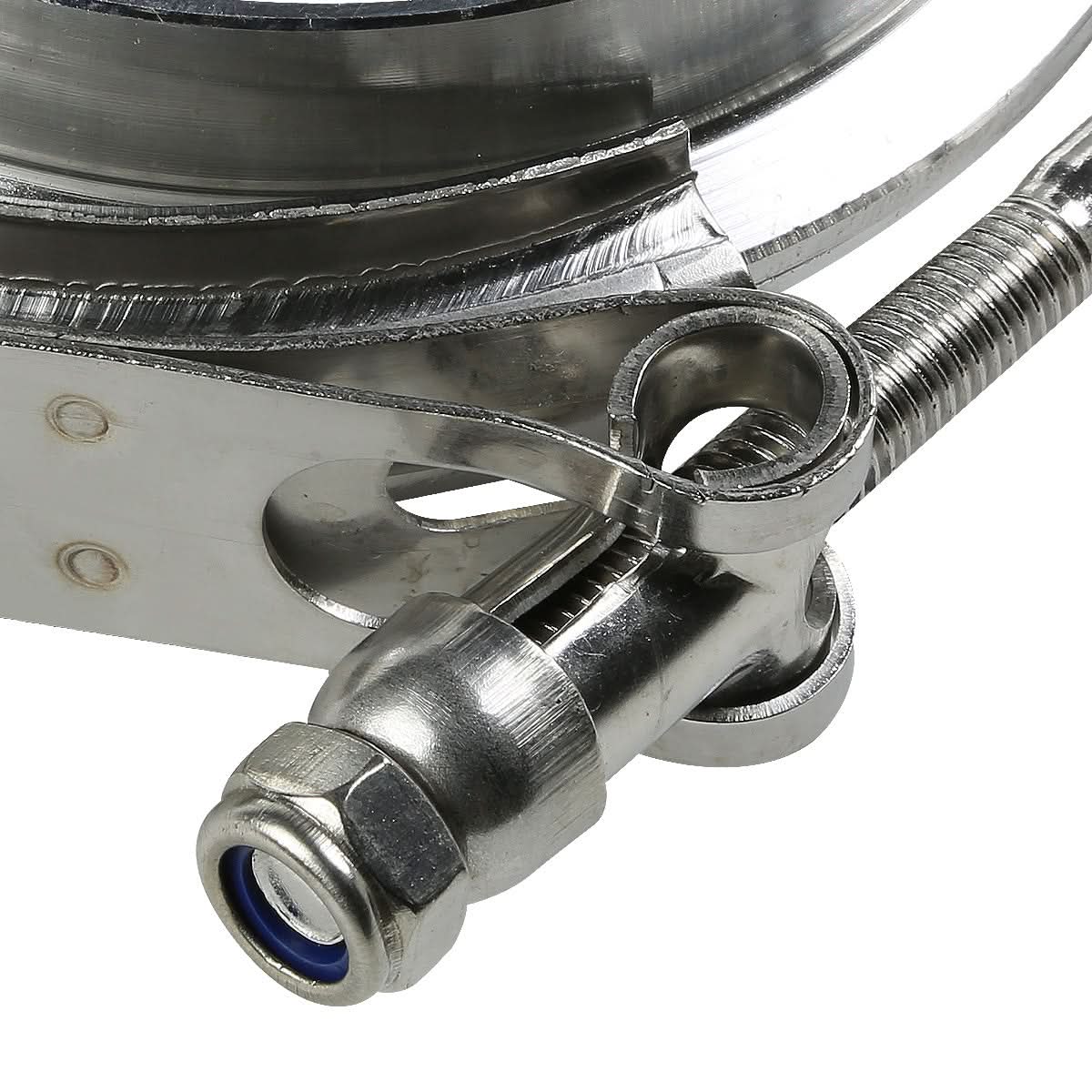 3.5" Aluminum V-Band Clamp with Flange