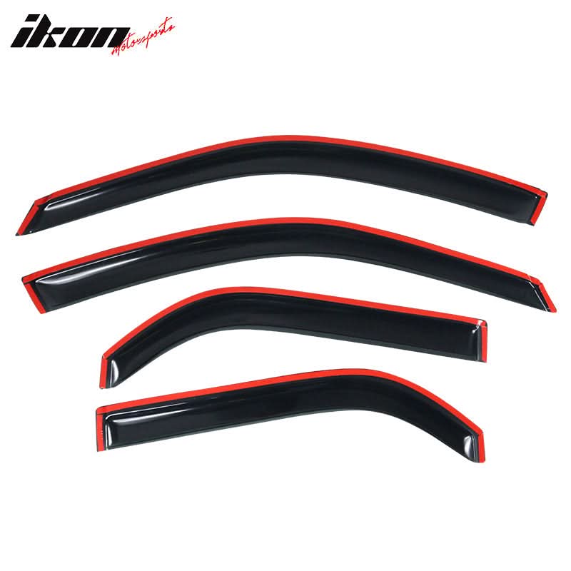 2001-2006 Acura MDX Slim Style Smoke Visor Windows Rain Guard Acrylic