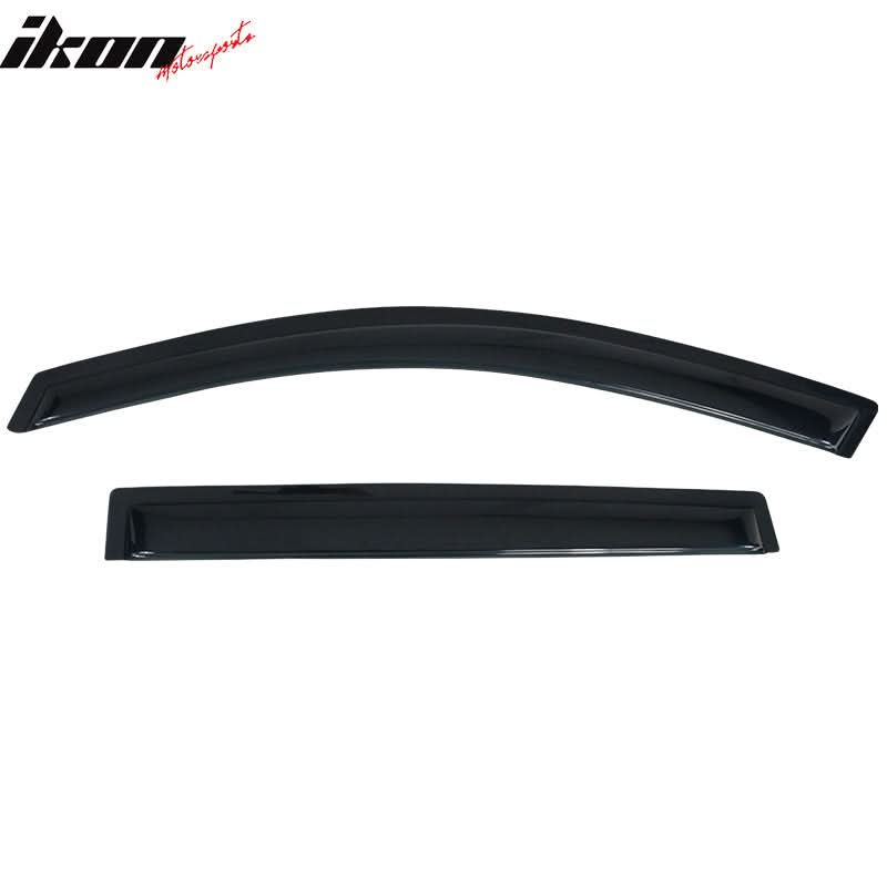 2007-2013 Acura MDX Visor Windows Rain Guard Acrylic Slim Style Smoke
