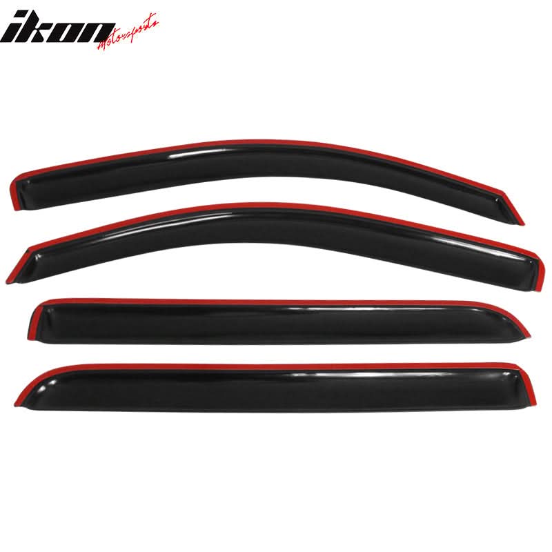 2014-2019 Chevrolet Silverado GMC Sierra  Crew Cab Slim Window Visor