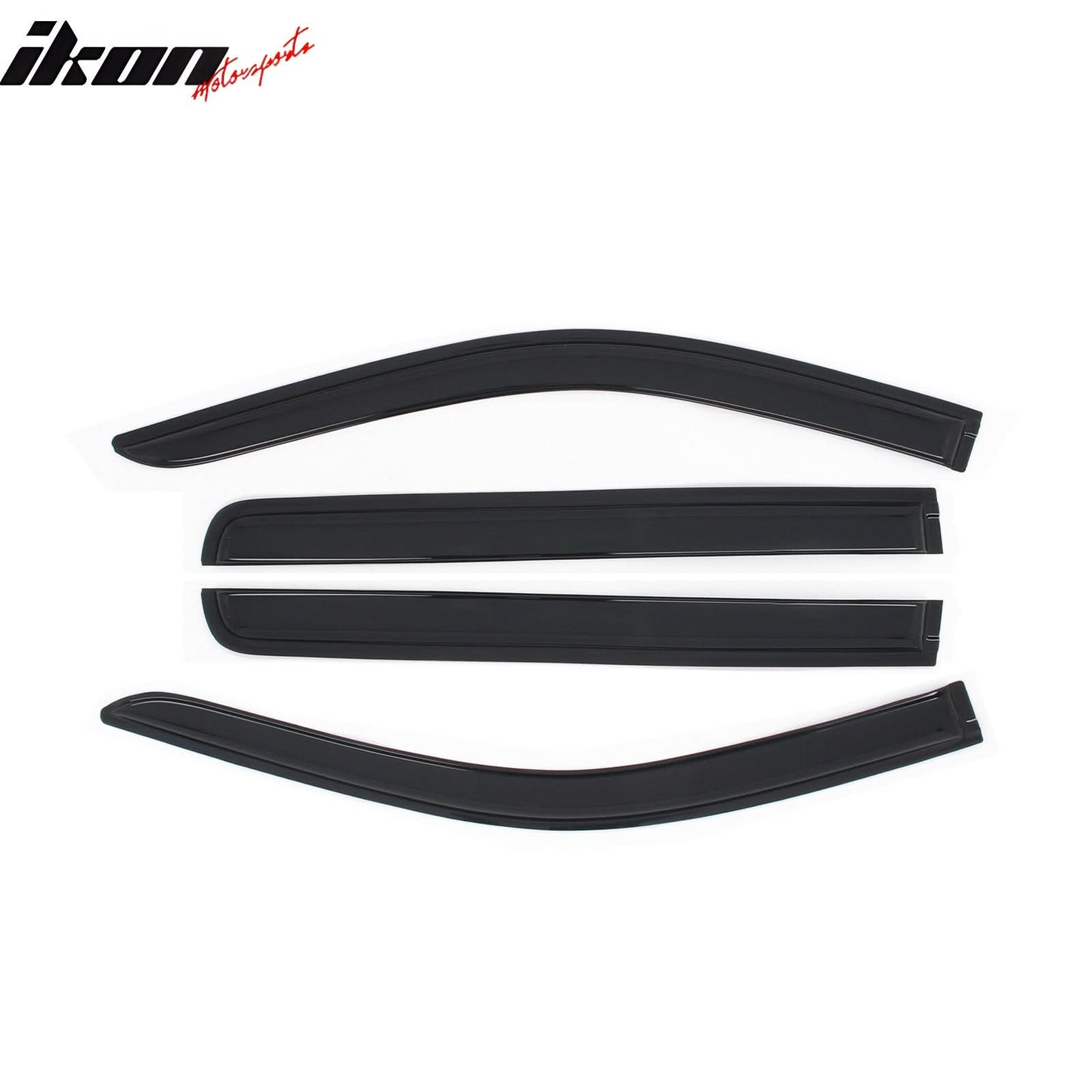 2019-2025 Chevy Silverado & GMC Sierra 1500 Crew Cab 4PC Window Visors