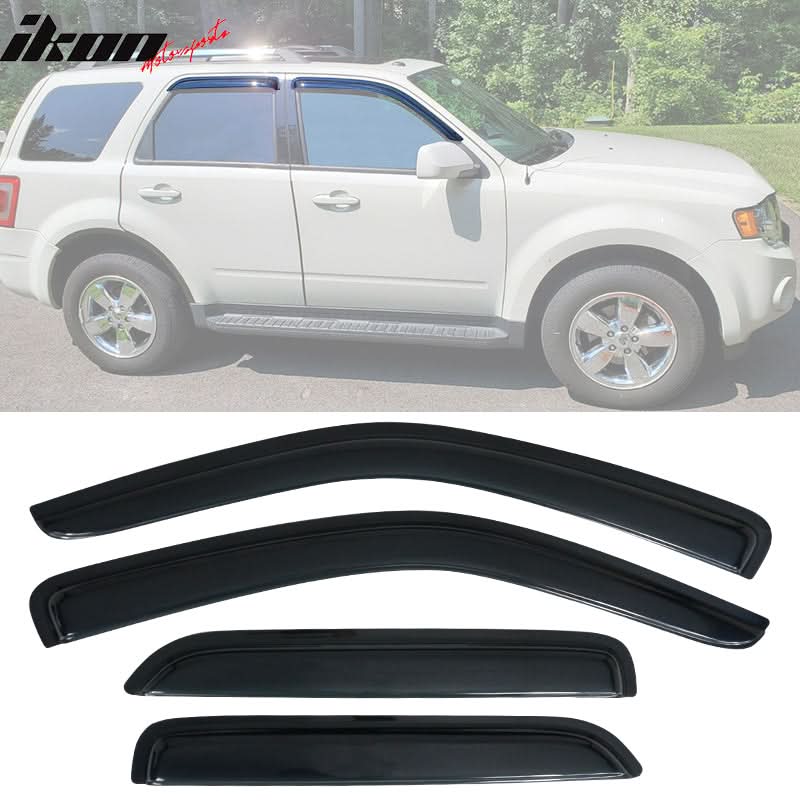 2001-2012 Ford Escape & Mazda Tribute & Mercury Mariner Smoke Visor Wi