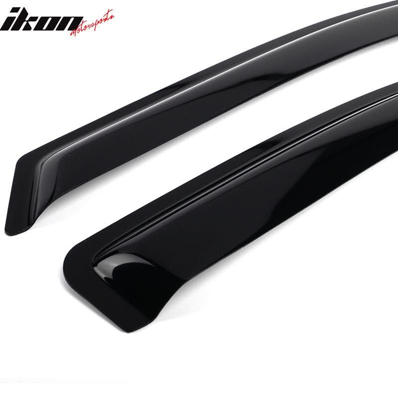 2004-2008 Ford F150 Standard Cab Tape On Acrylic Visor Windows 2Pc Set