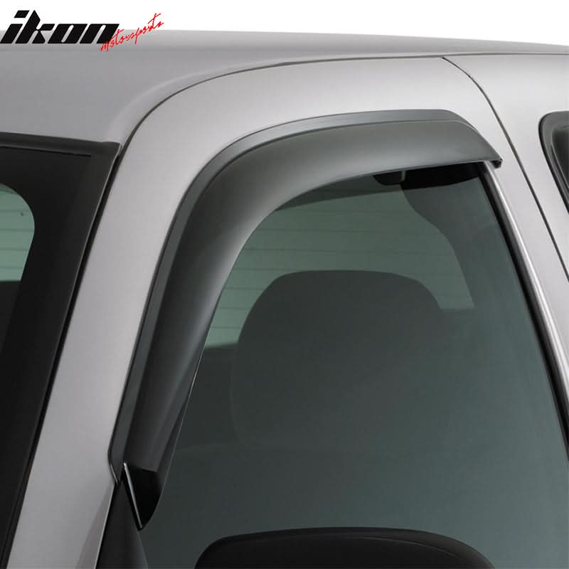 2008-2011 Ford Focus Coupe 2DR Slim Smoke Tinted Visor Windows Acrylic