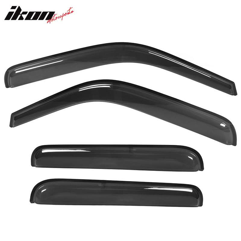 1999-2016 Ford F250-F550 Super Duty Crew Cab Tape On Window Visors