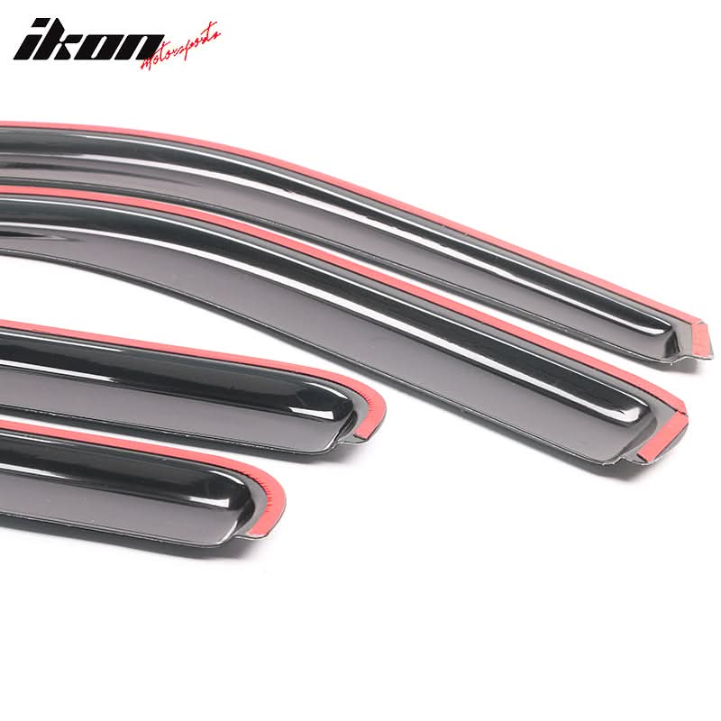 1999-2016 Ford F250-F550 Super Duty Crew Cab Tape On Window Visors