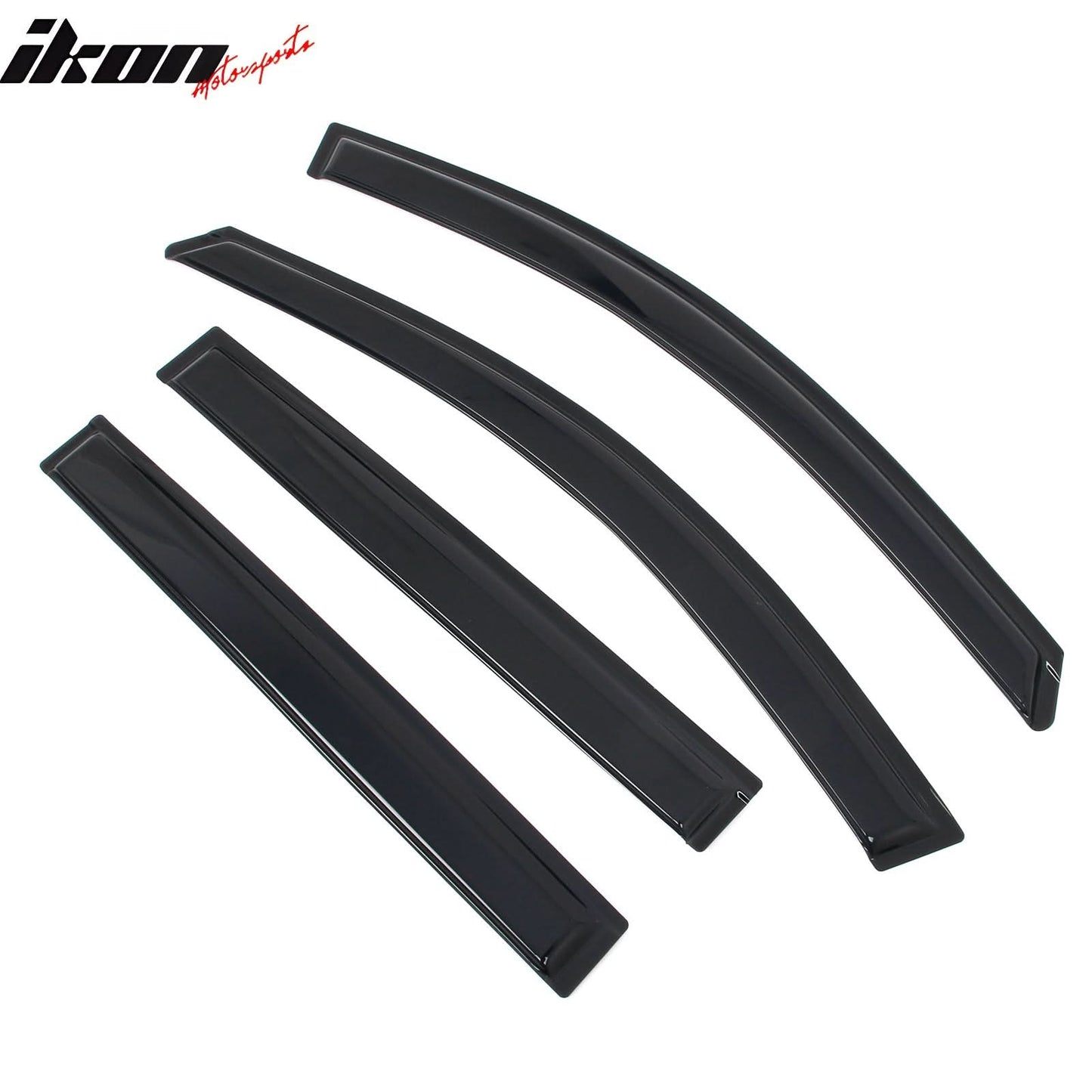 2018-2024 GMC Terrain 4PCS Tape on Window Visors Vent Rain Sun Guards