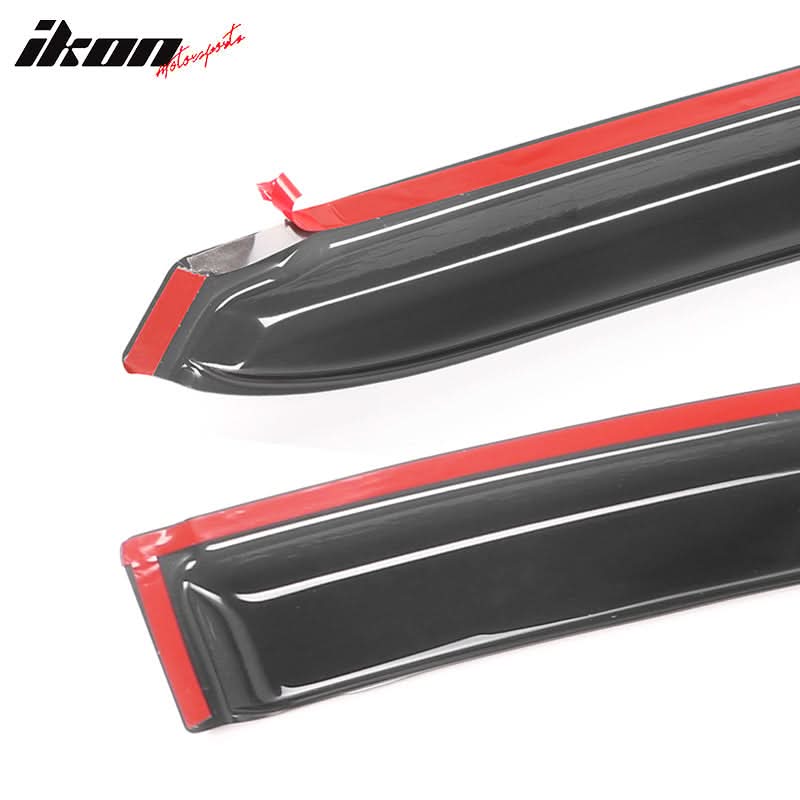 2001-2005 Honda Civic Slim Style Smoke Tinted Visor Windows Acrylic