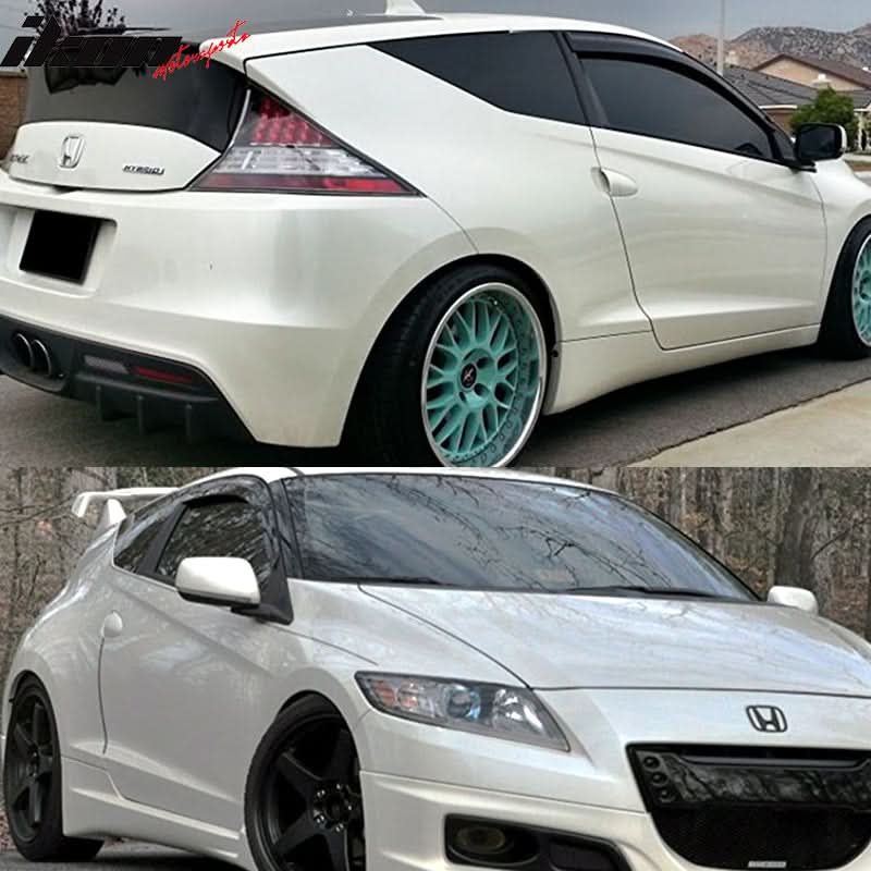 2011-2016 Honda CR-Z Acrylic 4PC Window Visors Tape On Rain Guard