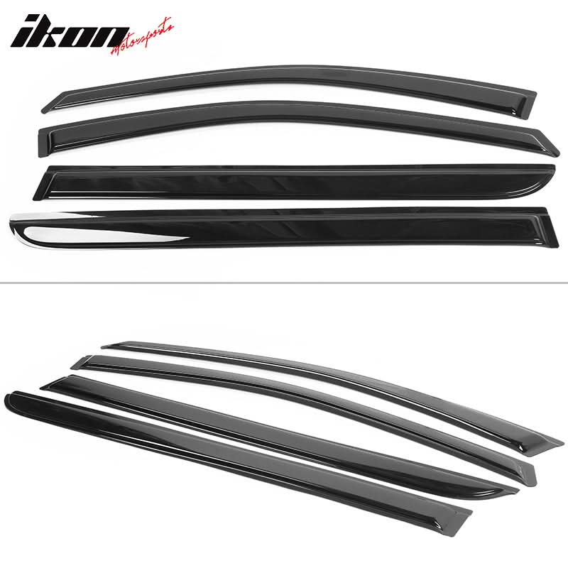 2008-2010 Honda Odyssey Slim Style Smoke Visor Windows Guards Acrylic