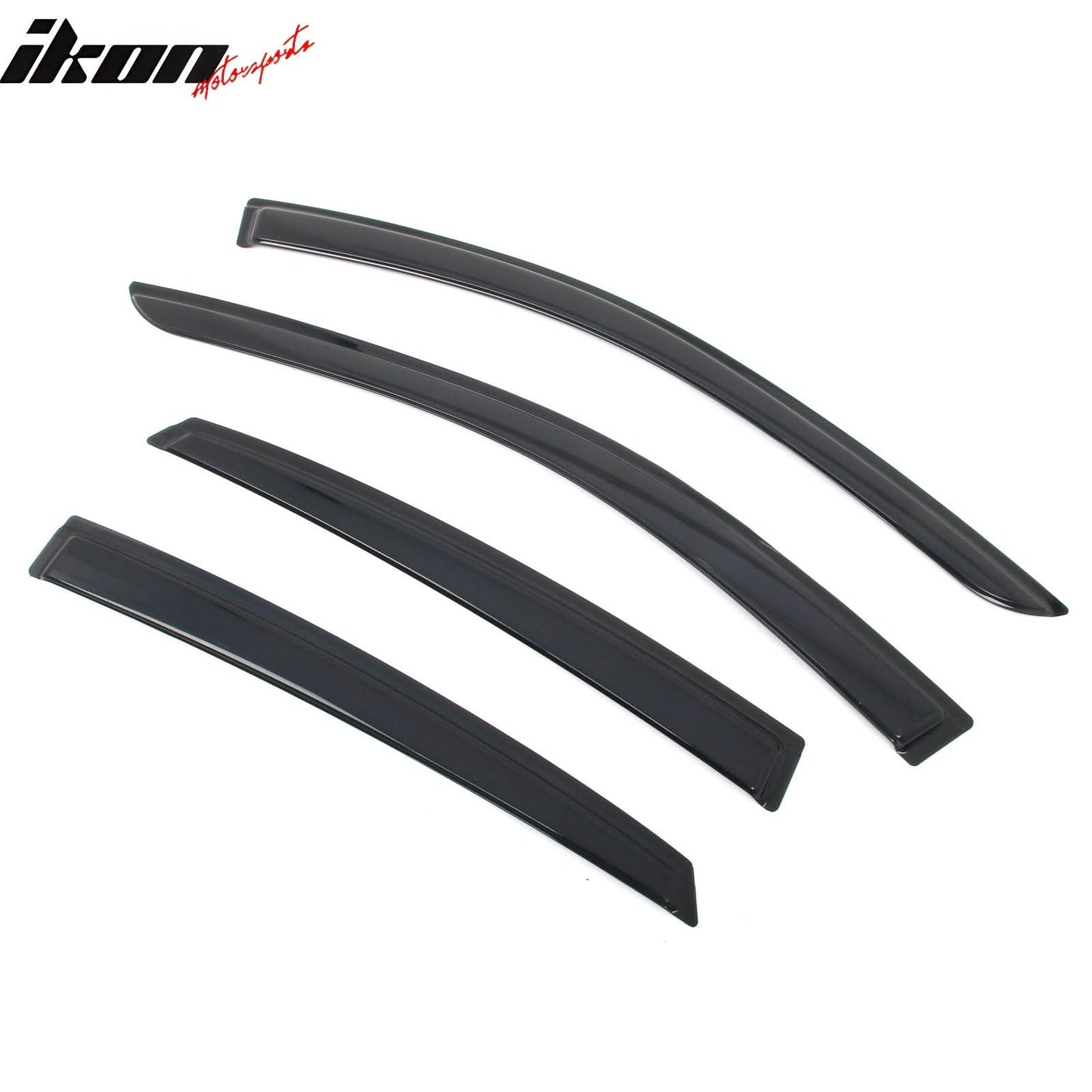2022-2025 Infiniti QX55 4PC Tape on Window Visors Vent Rain Sun Guards