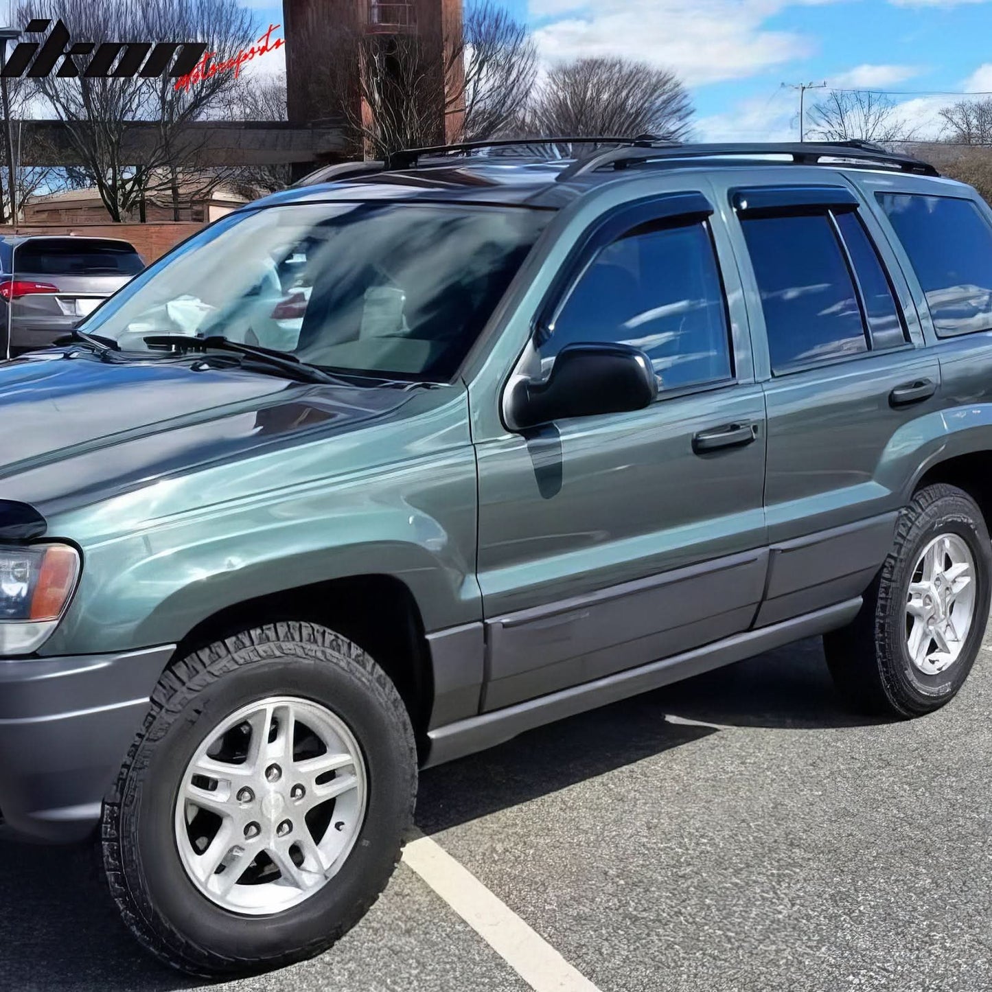 1999-2004 Jeep Grand Cherokee Window Visors Acrylic 4Pc Set